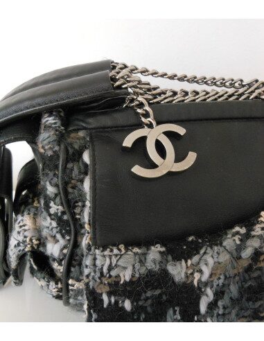 SAC CHANEL TWEED CAMELIA
