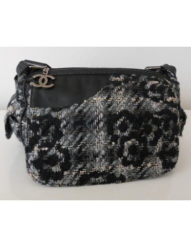 SAC CHANEL TWEED CAMELIA