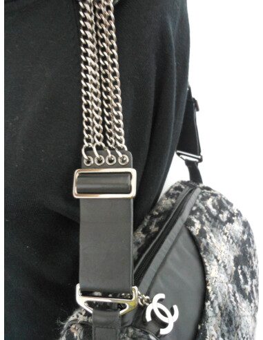 SAC CHANEL TWEED CAMELIA