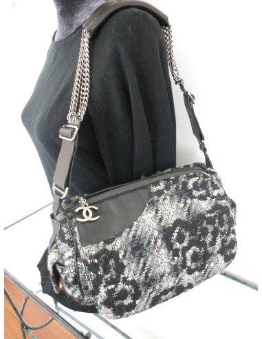 SAC CHANEL TWEED CAMELIA