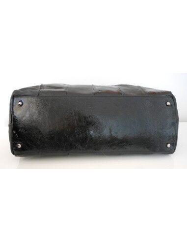 GRAND SAC CABAS CHANEL CUIR NOIR