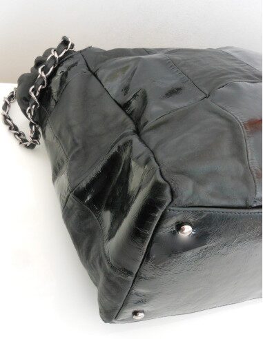 GRAND SAC CABAS CHANEL CUIR NOIR