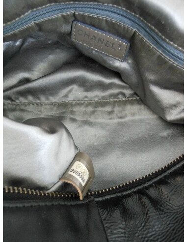 GRAND SAC CABAS CHANEL CUIR NOIR