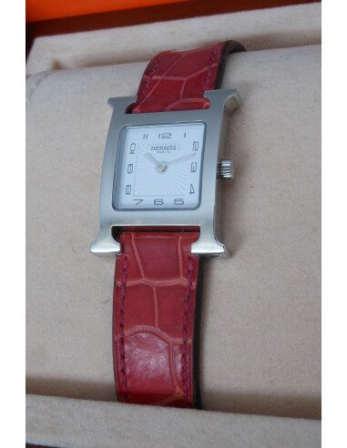 MONTRE HERMES HEURE H - 2 BRACELETS