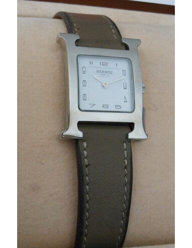 MONTRE HERMES HEURE H - 2 BRACELETS