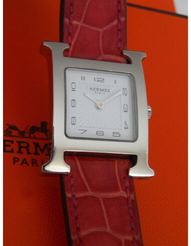 MONTRE HERMES HEURE H - 2 BRACELETS