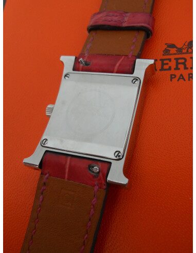 MONTRE HERMES HEURE H - 2 BRACELETS