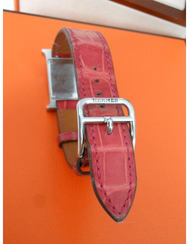 MONTRE HERMES HEURE H - 2 BRACELETS