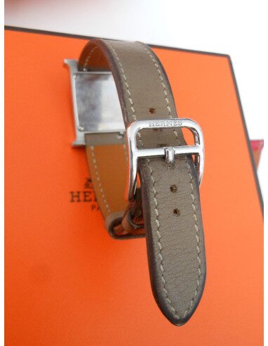 MONTRE HERMES HEURE H - 2 BRACELETS