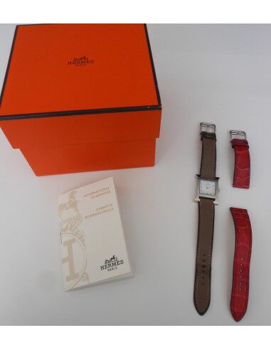 MONTRE HERMES HEURE H - 2 BRACELETS