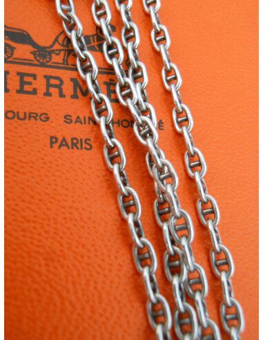 COLLIER CHAINE D'ANCRE HERMES MINI MODELE