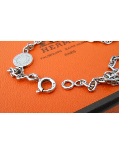 COLLIER CHAINE D'ANCRE HERMES MINI MODELE
