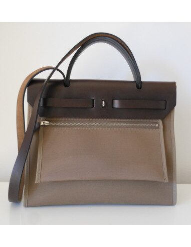 SAC HERMES HERBAG ZIP 31 ETOUPE