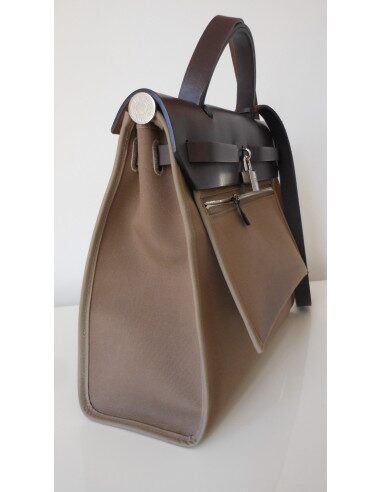 SAC HERMES HERBAG ZIP 31 ETOUPE