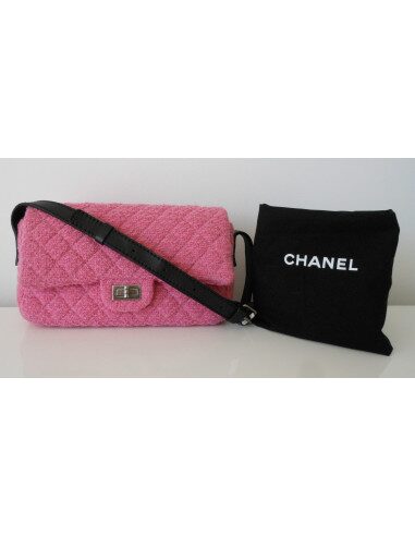 SAC CHANEL TWEED ROSE MEDIUM