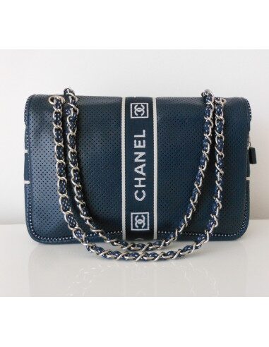 SAC CHANEL TIMELESS CUIR BLEU