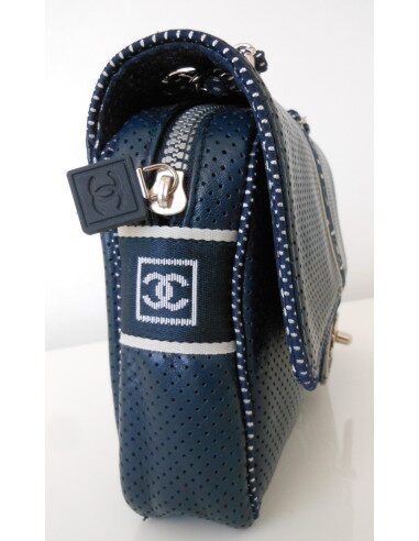 SAC CHANEL TIMELESS CUIR BLEU
