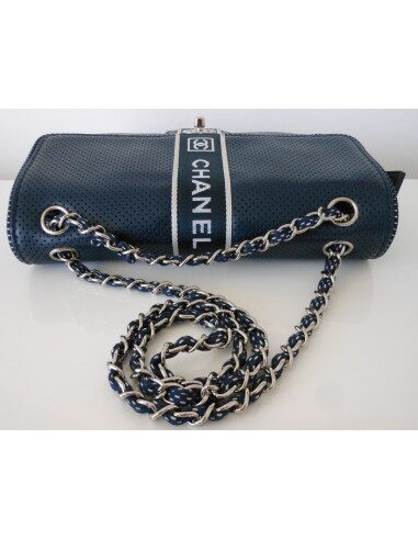 SAC CHANEL TIMELESS CUIR BLEU