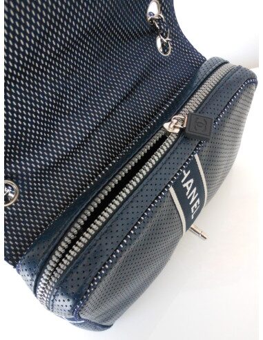 SAC CHANEL TIMELESS CUIR BLEU