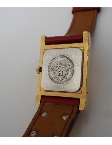 MONTRE HERMES MEDOR PLAQUE OR