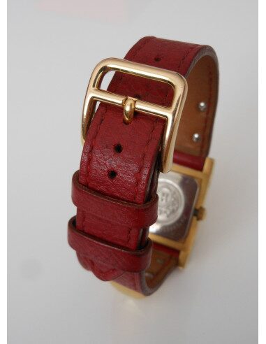 MONTRE HERMES MEDOR PLAQUE OR
