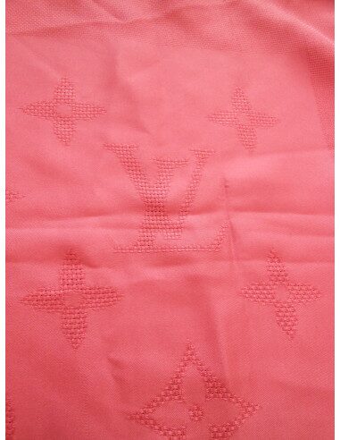 CARRE EN SOIE ROSE VUITTON
