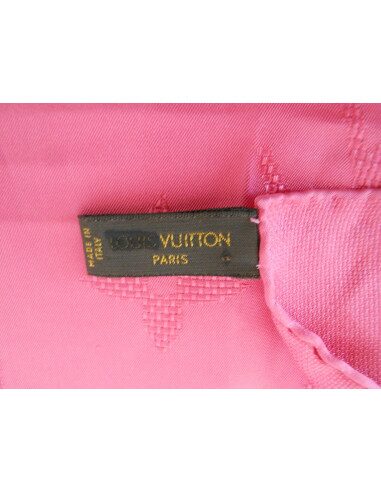 CARRE EN SOIE ROSE VUITTON