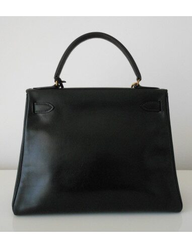 SAC HERMES KELLY BOX NOIR 28