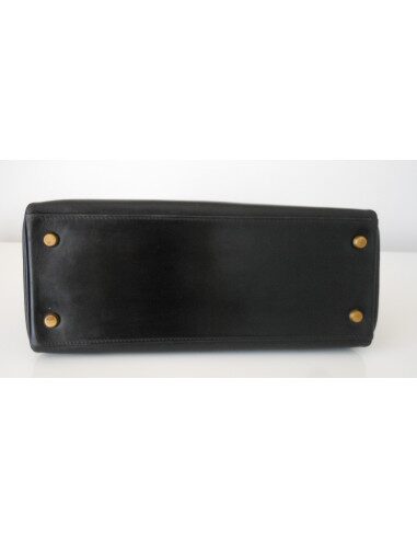 SAC HERMES KELLY BOX NOIR 28
