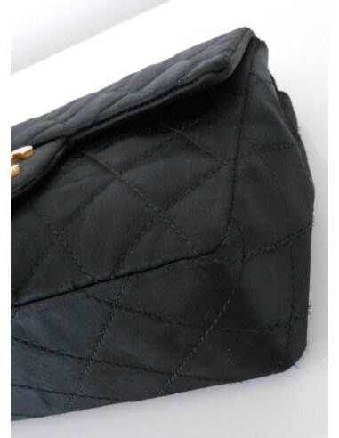 SAC CHANEL SATIN NOIR PM