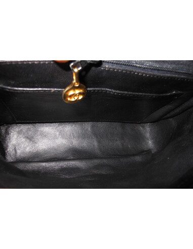 SAC CHANEL SATIN NOIR PM