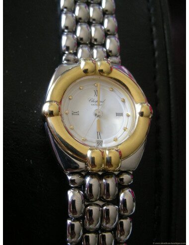 MONTRE CHOPARD GSTAAD OR JAUNE ET ACIER