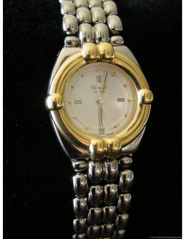 MONTRE CHOPARD GSTAAD OR JAUNE ET ACIER
