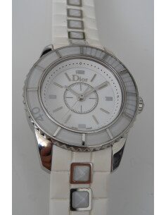 MONTRE DIOR CHRISTAL PM BLANCHE  2