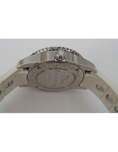 MONTRE DIOR CHRISTAL PM BLANCHE 