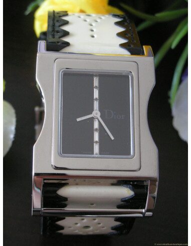 MONTRE DIOR CHRIS 47 DIAMANTS BAGUETTE