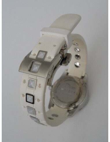 MONTRE DIOR CHRISTAL PM BLANCHE 