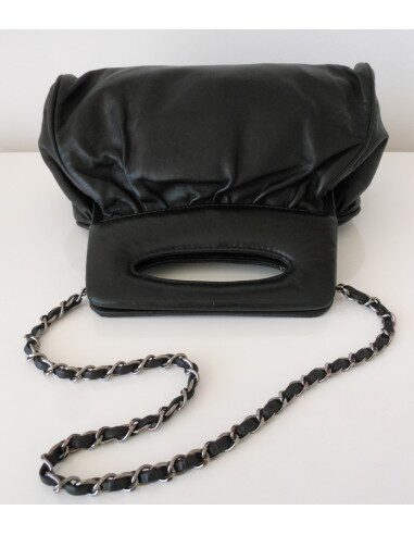 SAC CHANEL CUIR NOIR 