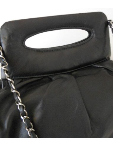 SAC CHANEL CUIR NOIR 