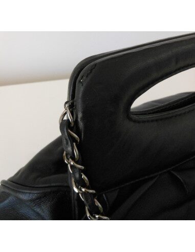 SAC CHANEL CUIR NOIR 