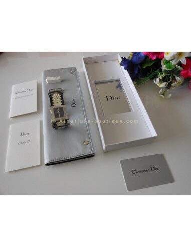 MONTRE DIOR CHRIS 47 DIAMANTS BAGUETTE