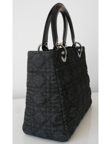SAC LADY DIOR JEAN - MOYEN MODELE