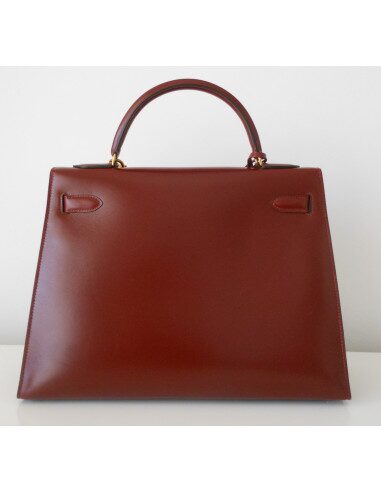 SAC HERMES KELLY BORDEAUX BOX 32