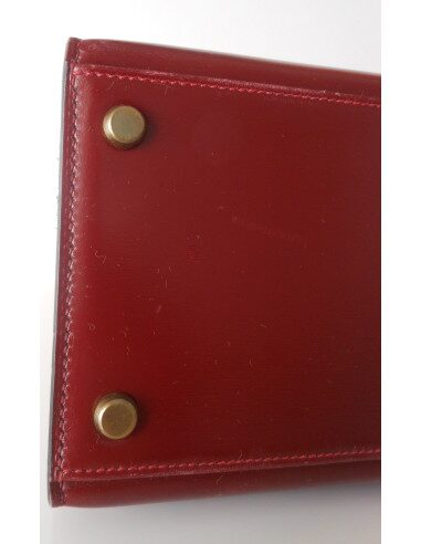 SAC HERMES KELLY BORDEAUX BOX 32