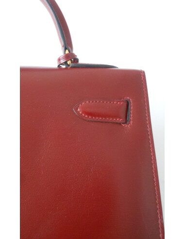 SAC HERMES KELLY BORDEAUX BOX 32