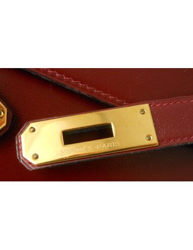 SAC HERMES KELLY BORDEAUX BOX 32