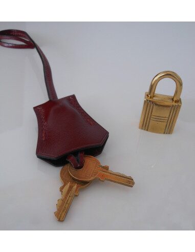 SAC HERMES KELLY BORDEAUX BOX 32