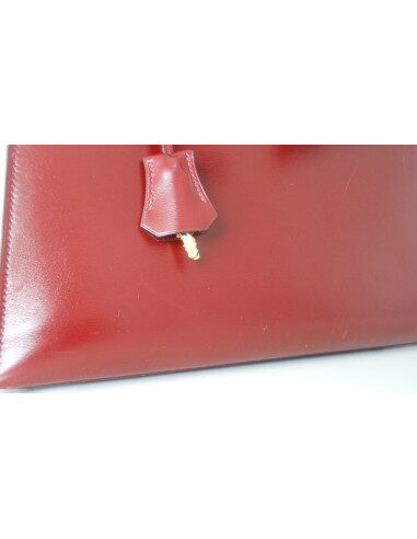 SAC HERMES KELLY BORDEAUX BOX 32