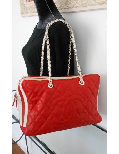 SAC CHANEL GRAND MODELE ROUGE