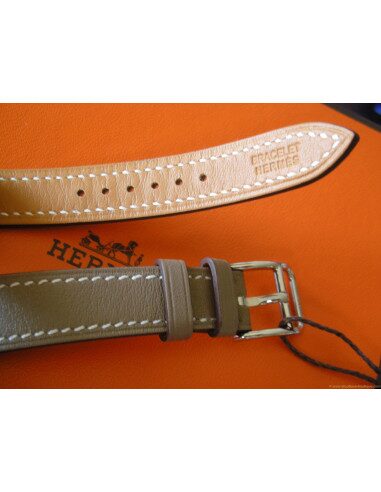 MONTRE HERMES CAPE COD TONNEAU PM BRACELET ETOUPE